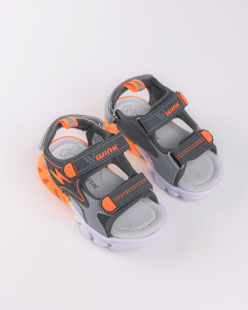 Wink - Zzap grey LED lights baby sandals