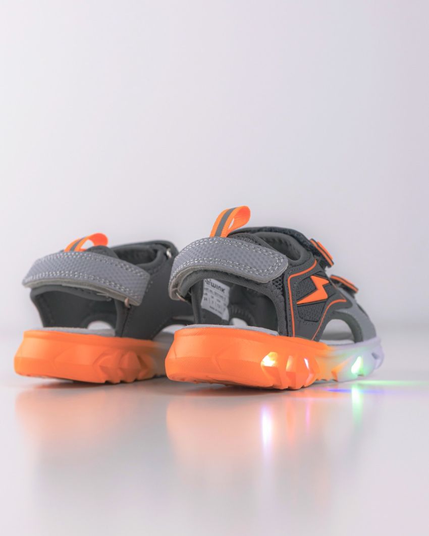 Wink - Zzap grey LED lights baby sandals