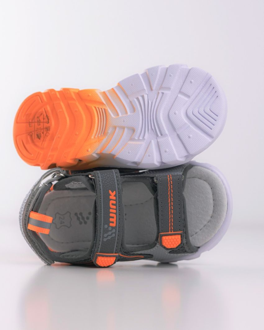 Wink - Zzap grey LED lights baby sandals