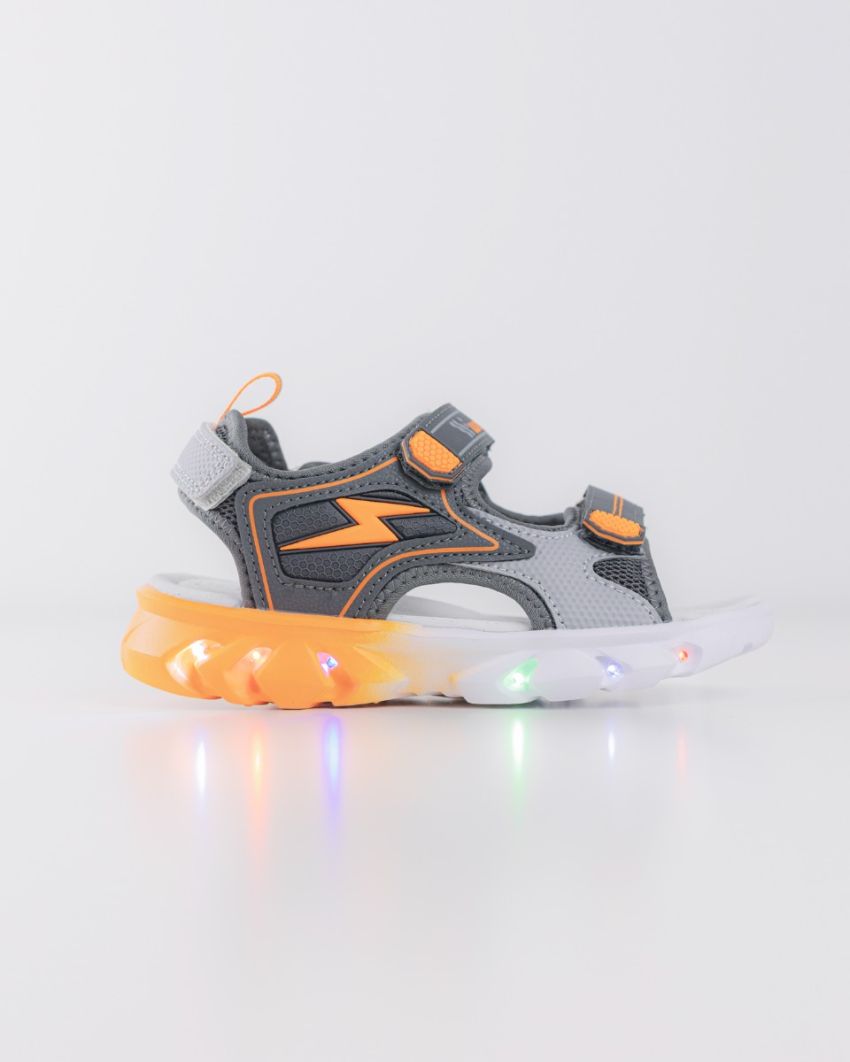 Wink - Zzap grey LED lights kids sandals