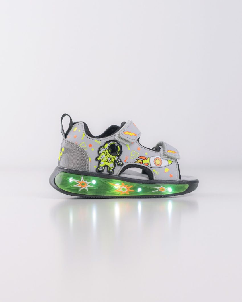Wink - XYL grey LED lights baby sandals