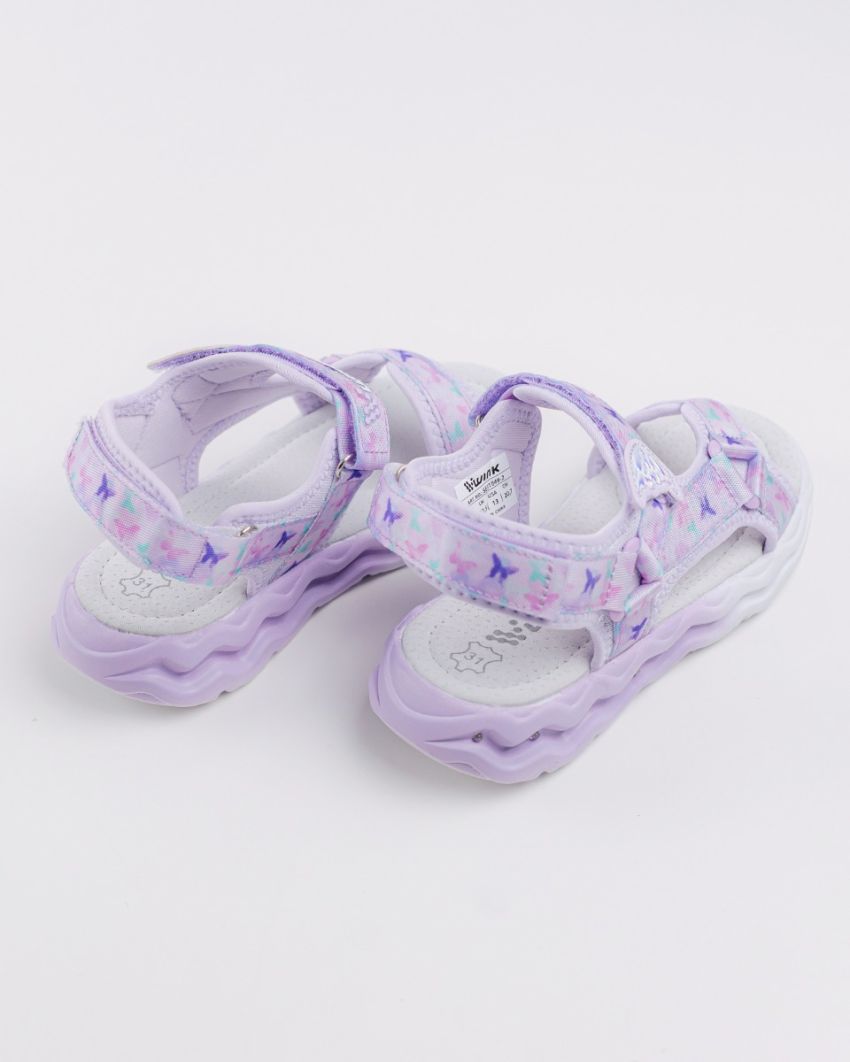 Wink - Regina Ply purple LED lights kids sandals