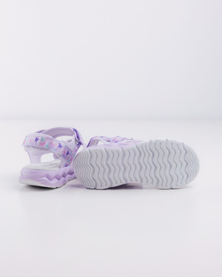 Wink - Regina Ply purple LED lights kids sandals