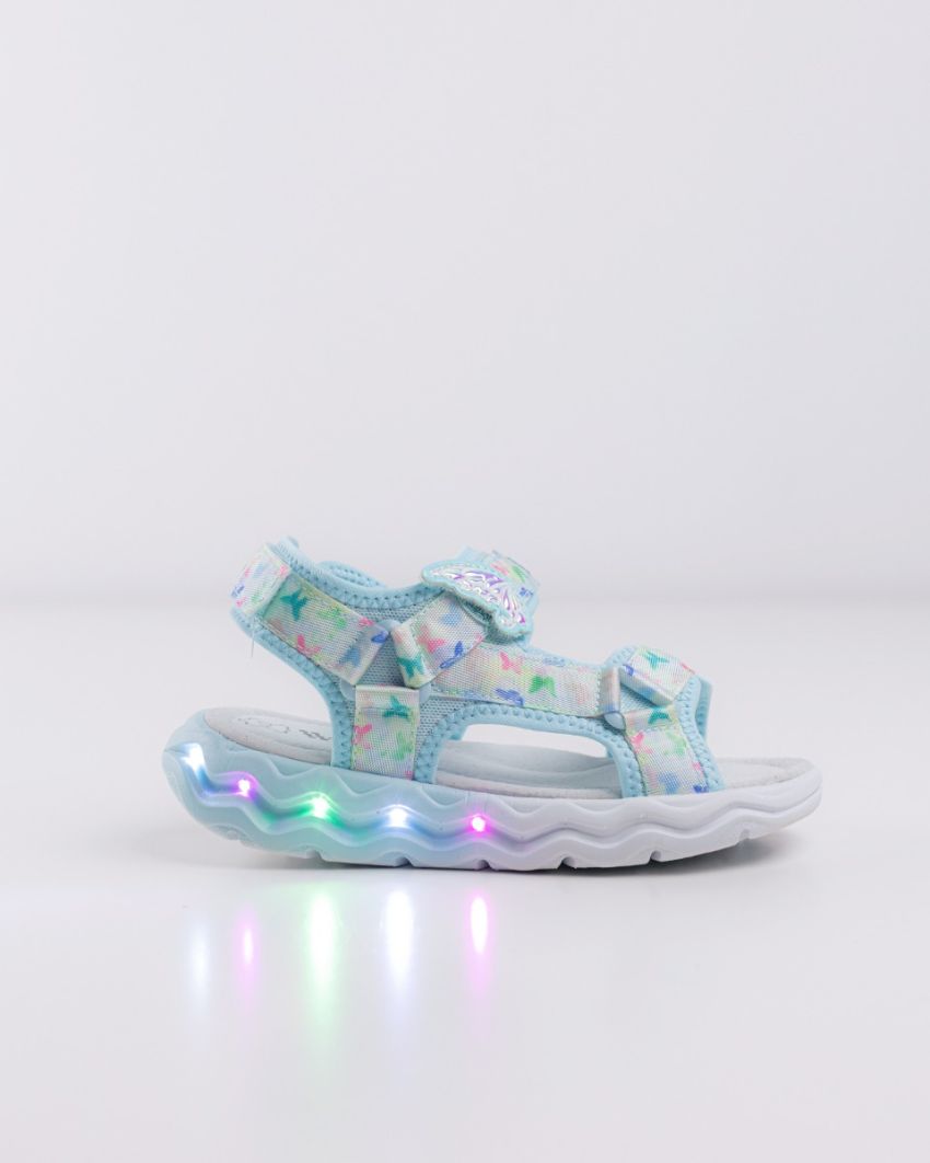 Wink - Regina Ply green LED lights kids sandals
