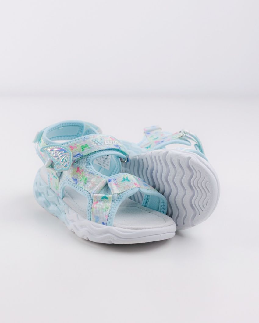 Wink - Regina Ply green LED lights kids sandals