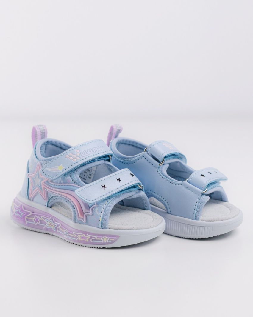 Wink - Regina Stl blue LED lights baby sandals