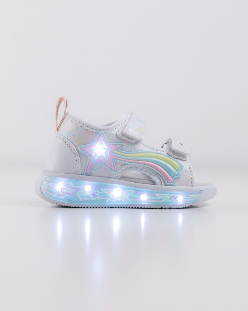Wink - Regina Stl white LED lights baby sandals