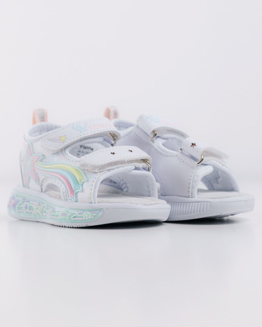 Wink - Regina Stl white LED lights baby sandals