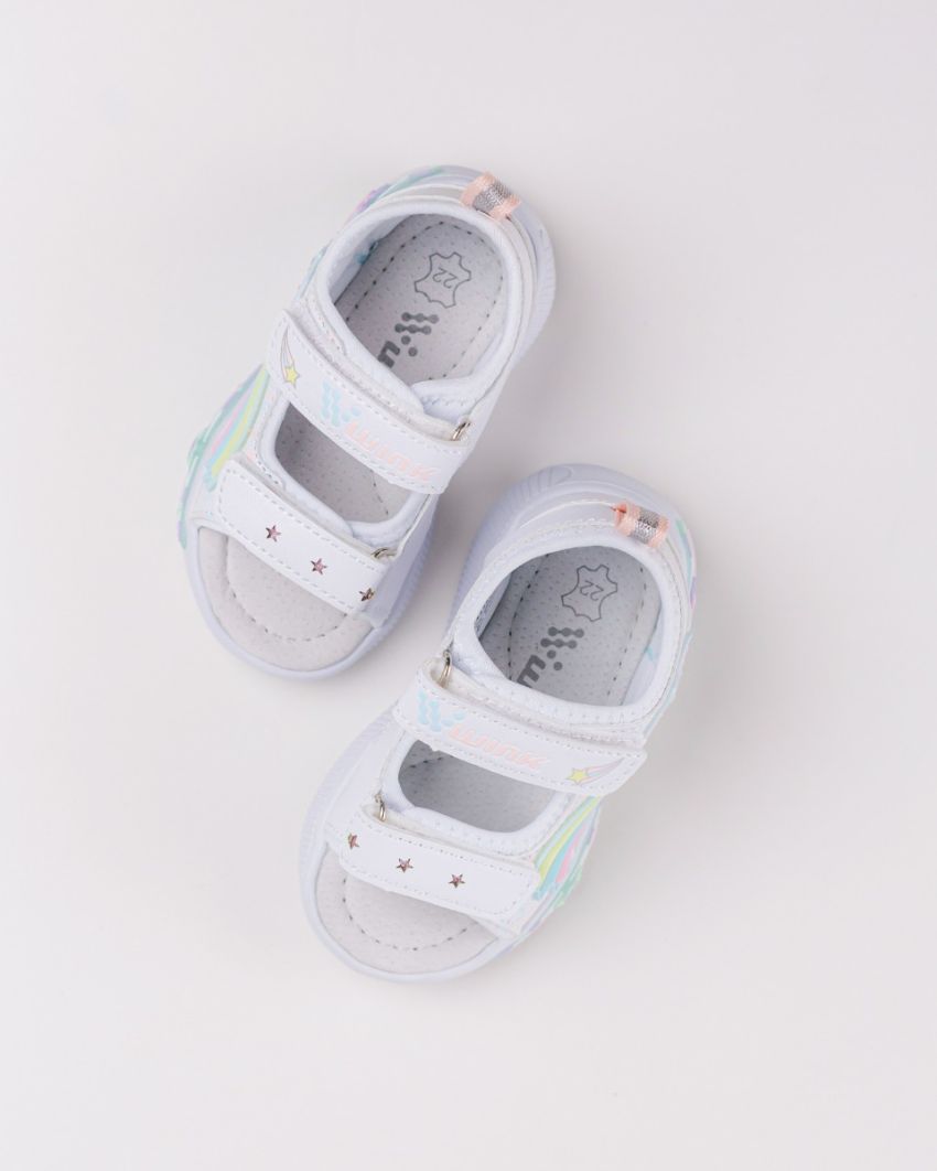 Wink - Regina Stl white LED lights baby sandals