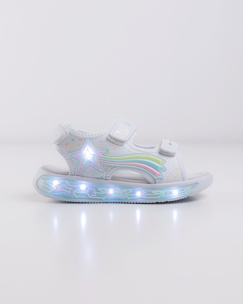 Wink - Regina Stl white LED lights kids sandals