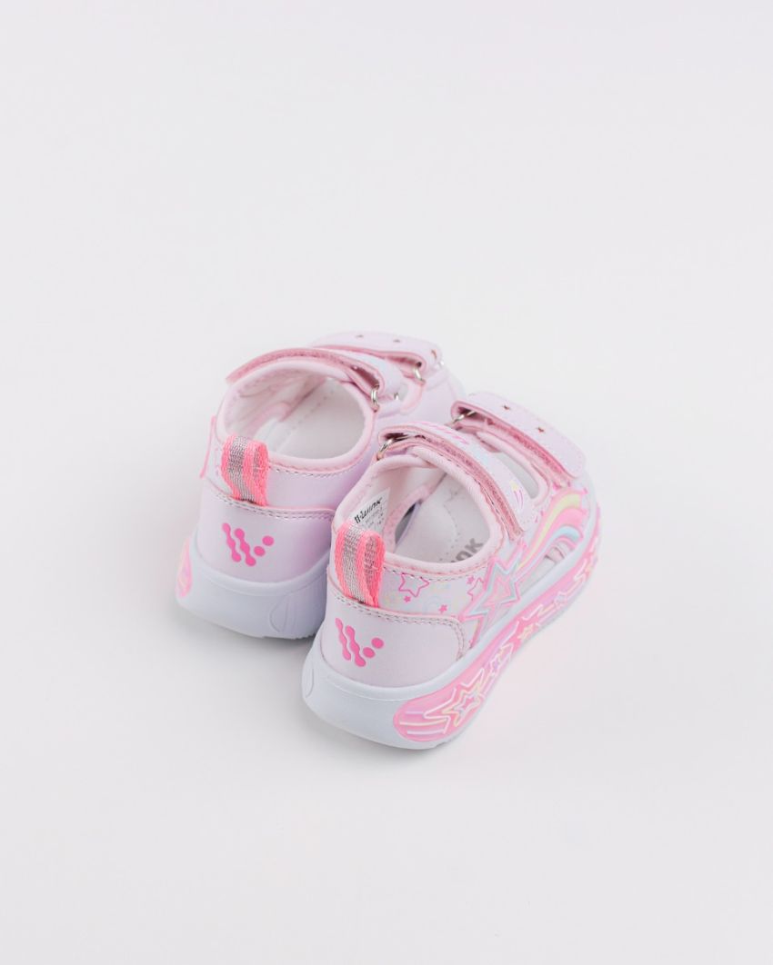Wink - Regina Stl white LED lights baby sandals