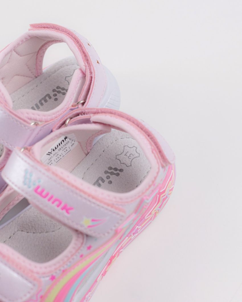 Wink - Regina Stl pink LED lights kids sandals