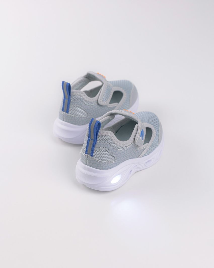 Wink - Dano grey LED lights baby sandals