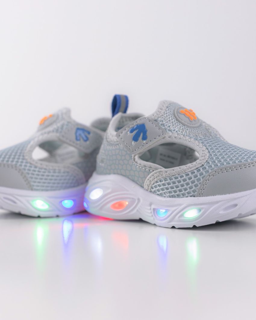 Wink - Dano grey LED lights baby sandals