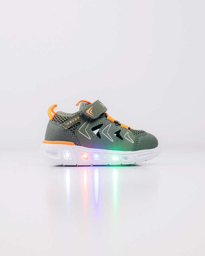 Wink - Zarin khaki LED lights baby sandals