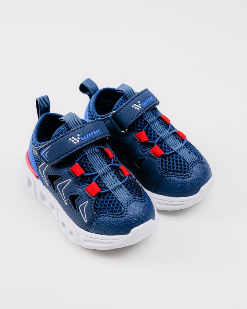 Wink - Zarin navy LED lights baby sandals