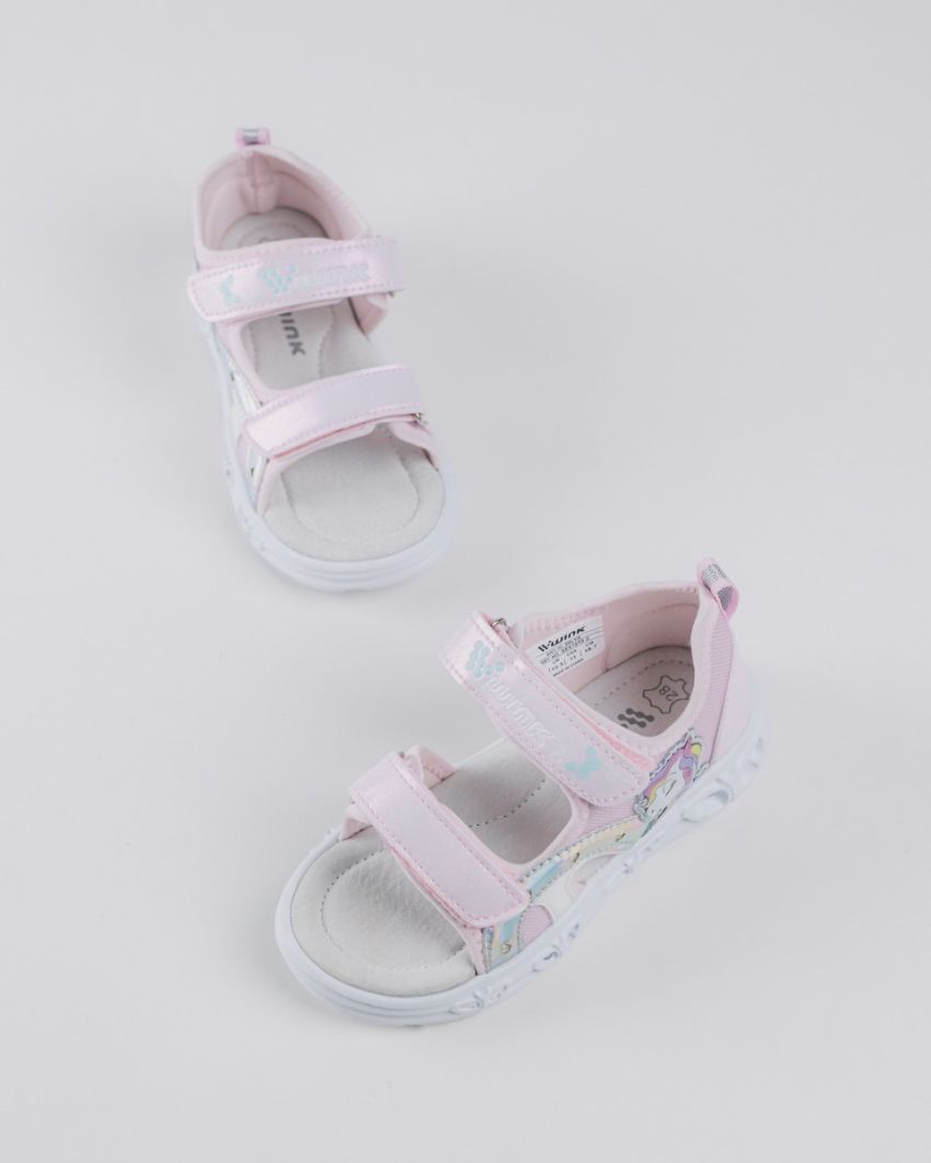 Wink - Dilya pink baby girl sandals