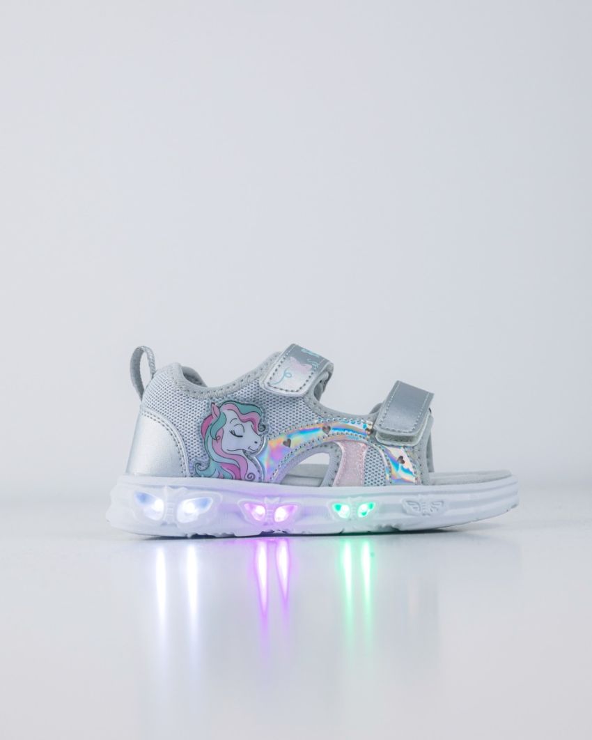 Wink - Dilya silver baby girl sandals