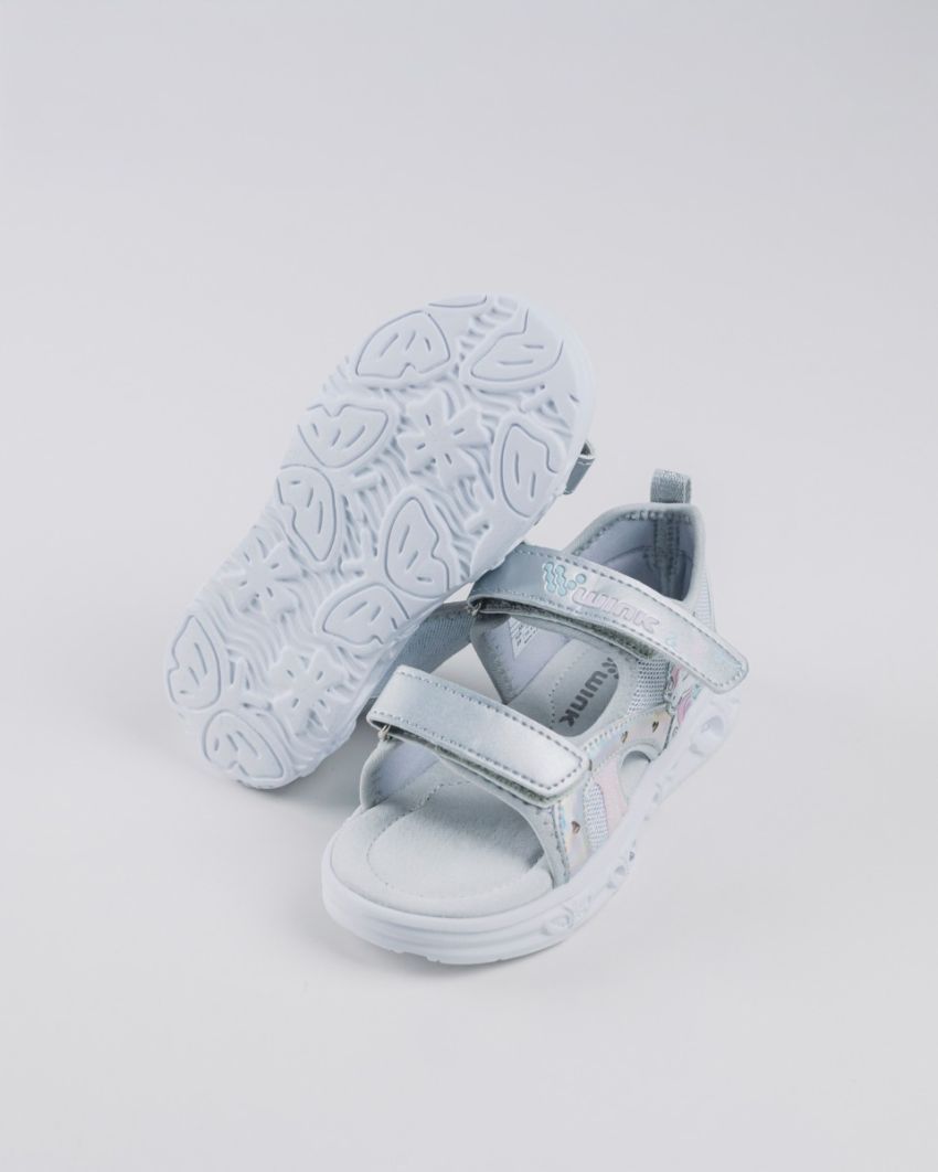 Wink - Dilya silver baby girl sandals