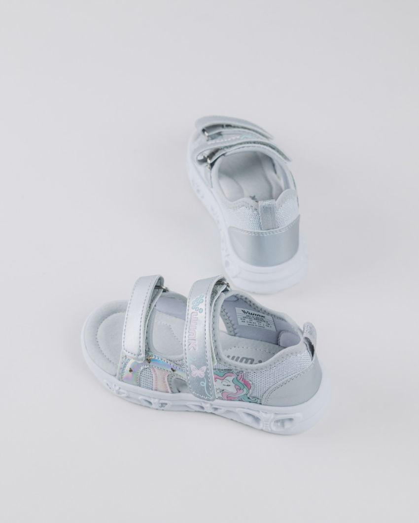 Wink - Dilya silver girls sandals
