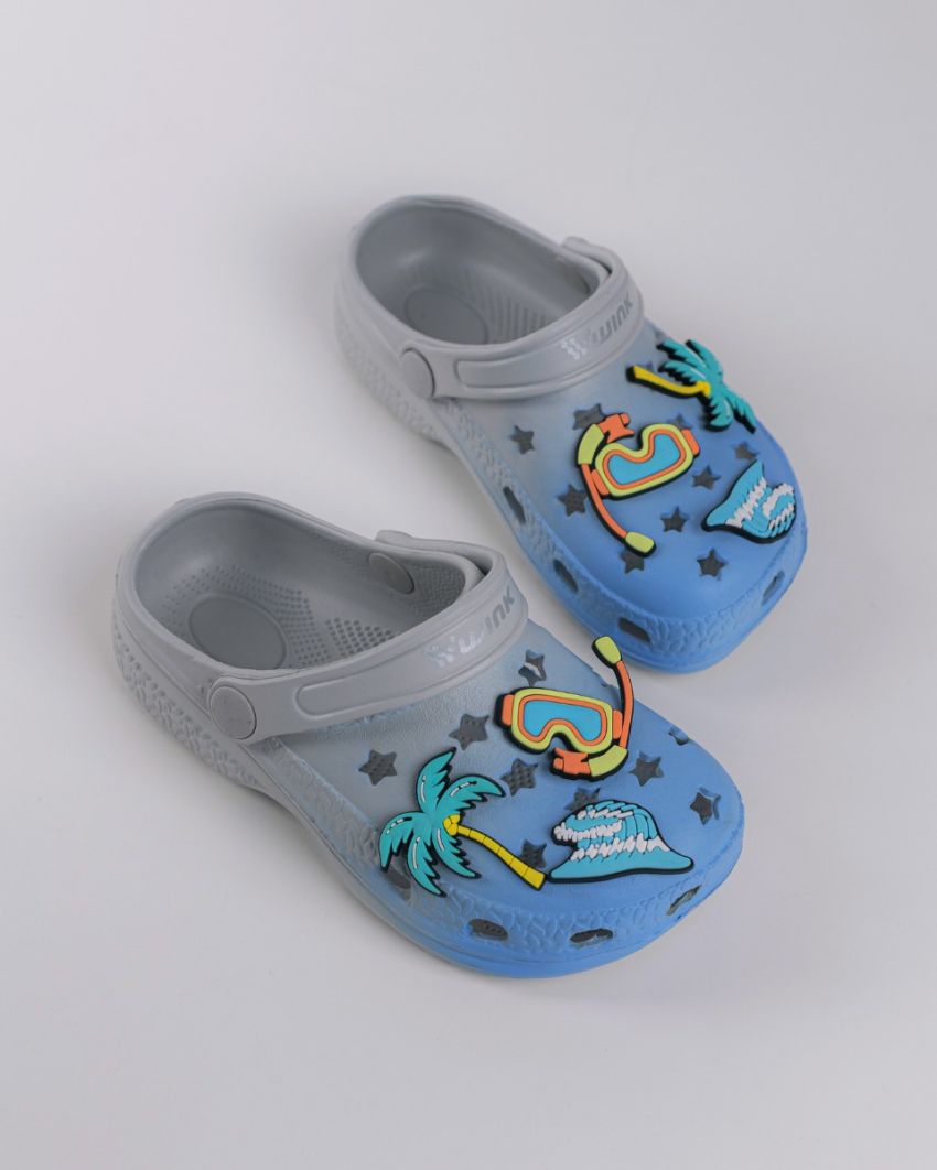 Wink - Playa blue kids slippers