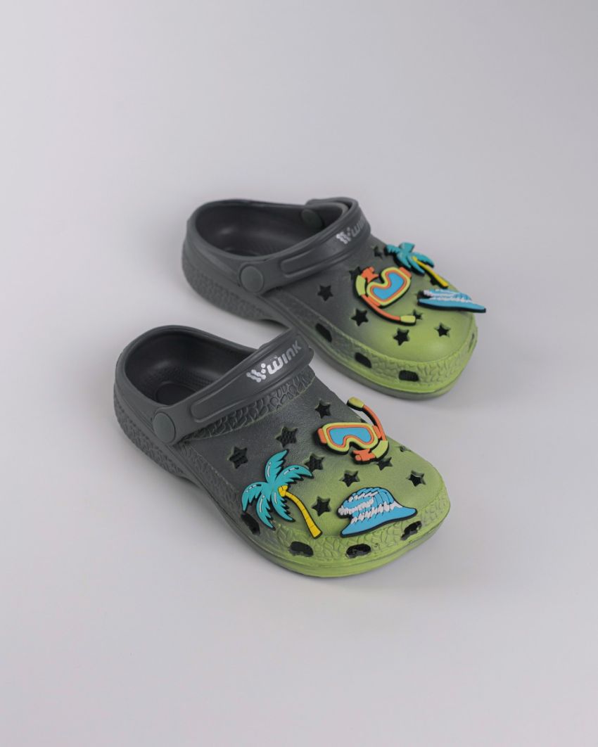 Wink - Playa green kids slippers