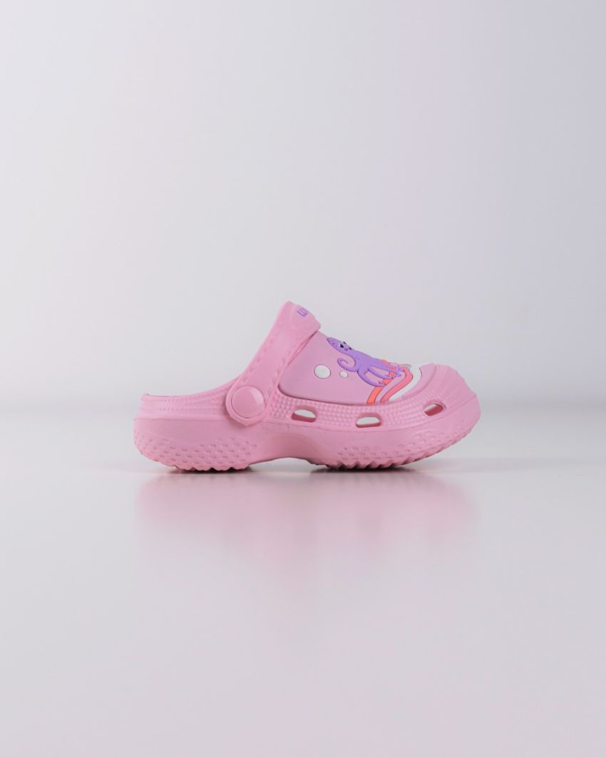 Wink - Octo pink baby slippers