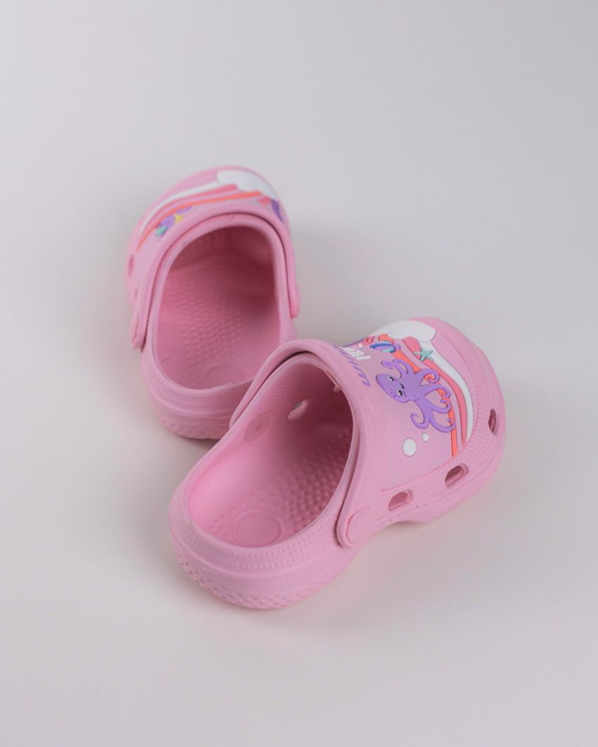 Wink - Octo pink baby slippers
