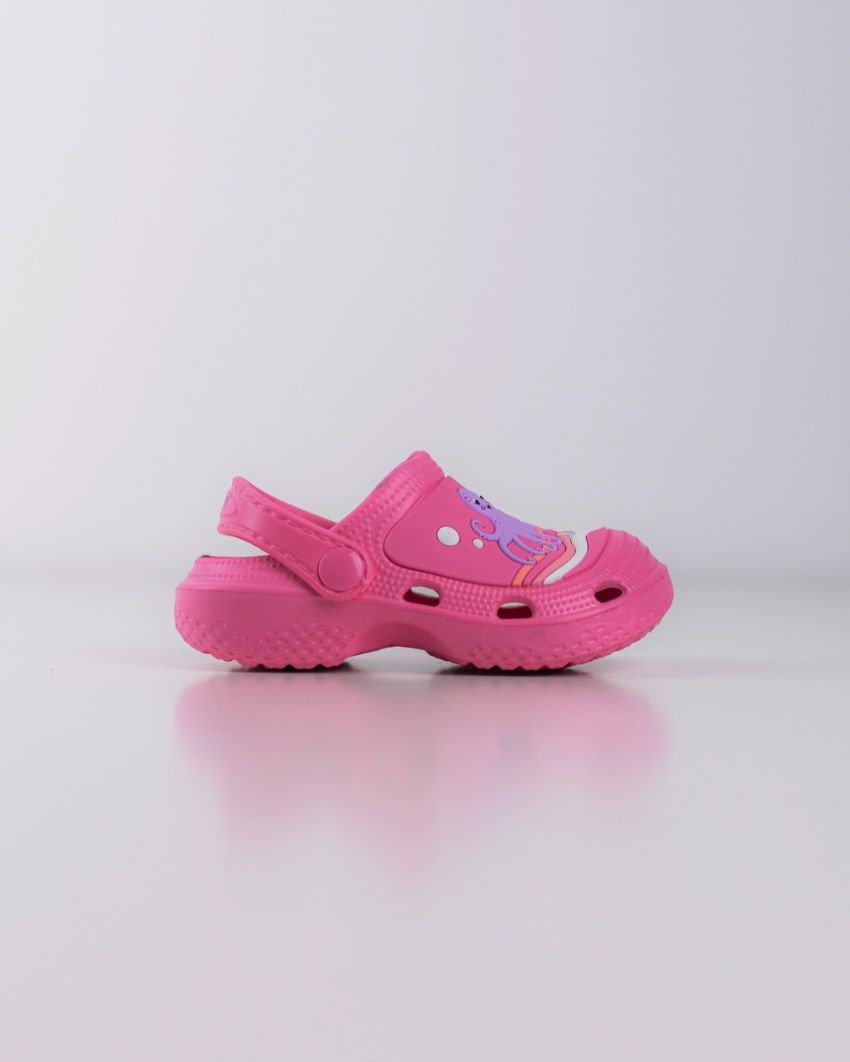 Wink - Octo magenta baby slippers