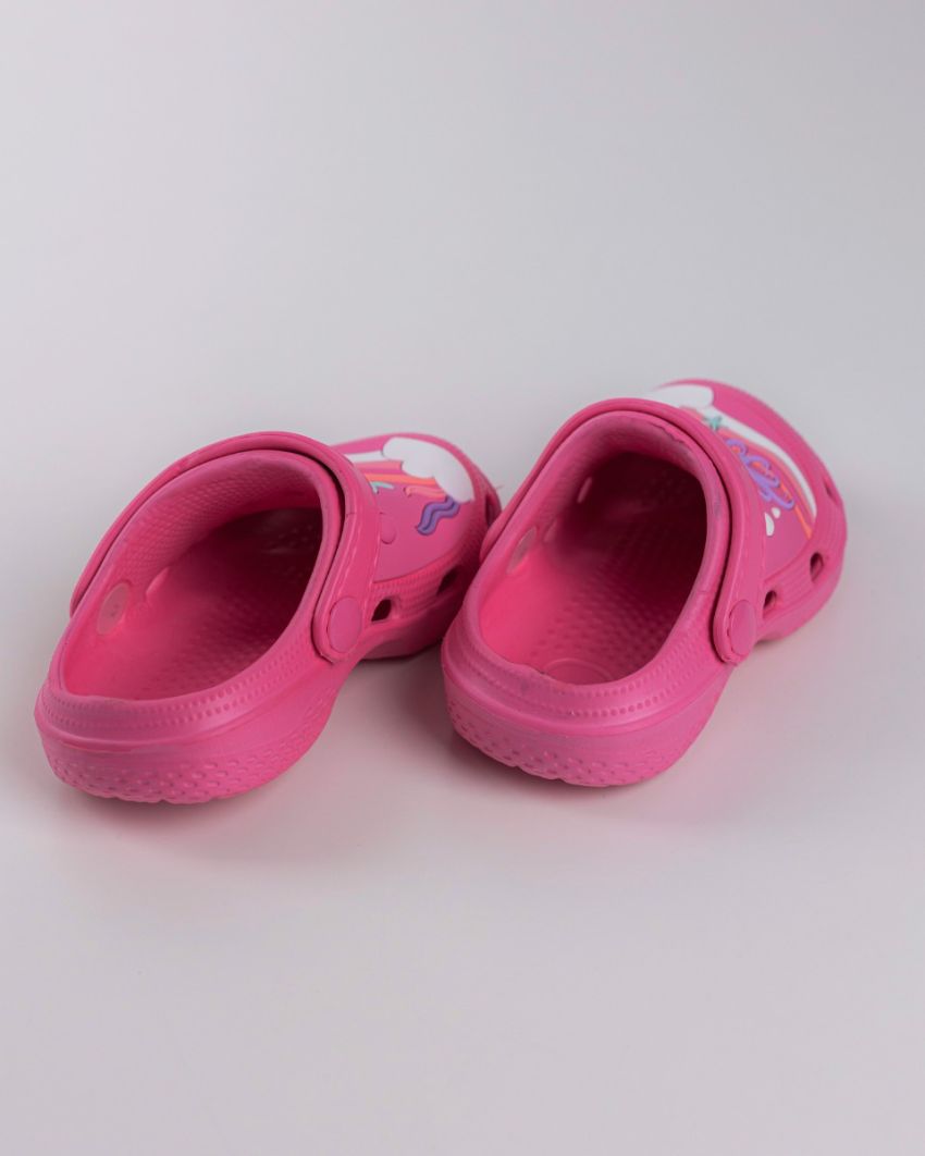 Wink - Octo magenta baby slippers