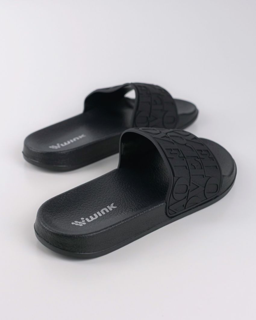 Wink - Aello black women slippers