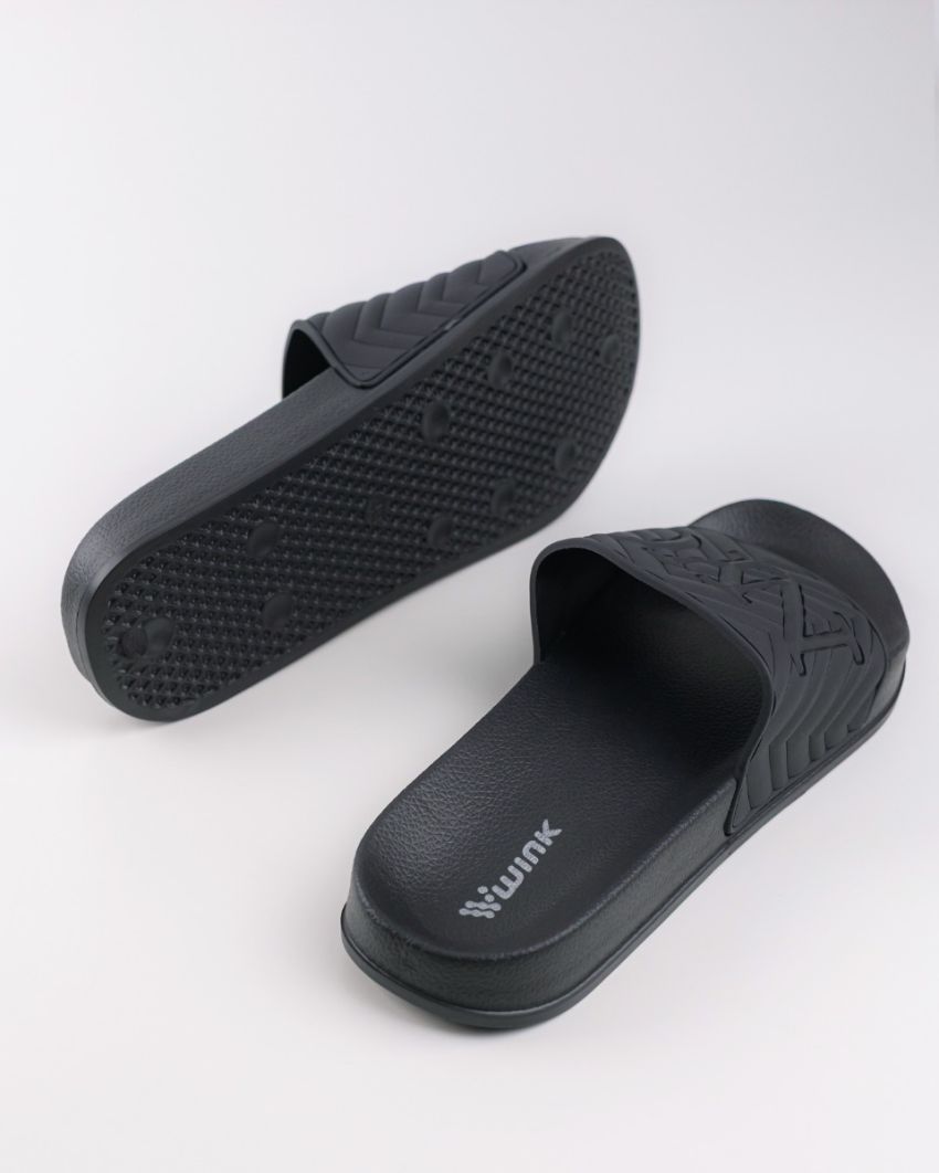 Wink - Alce black men slippers