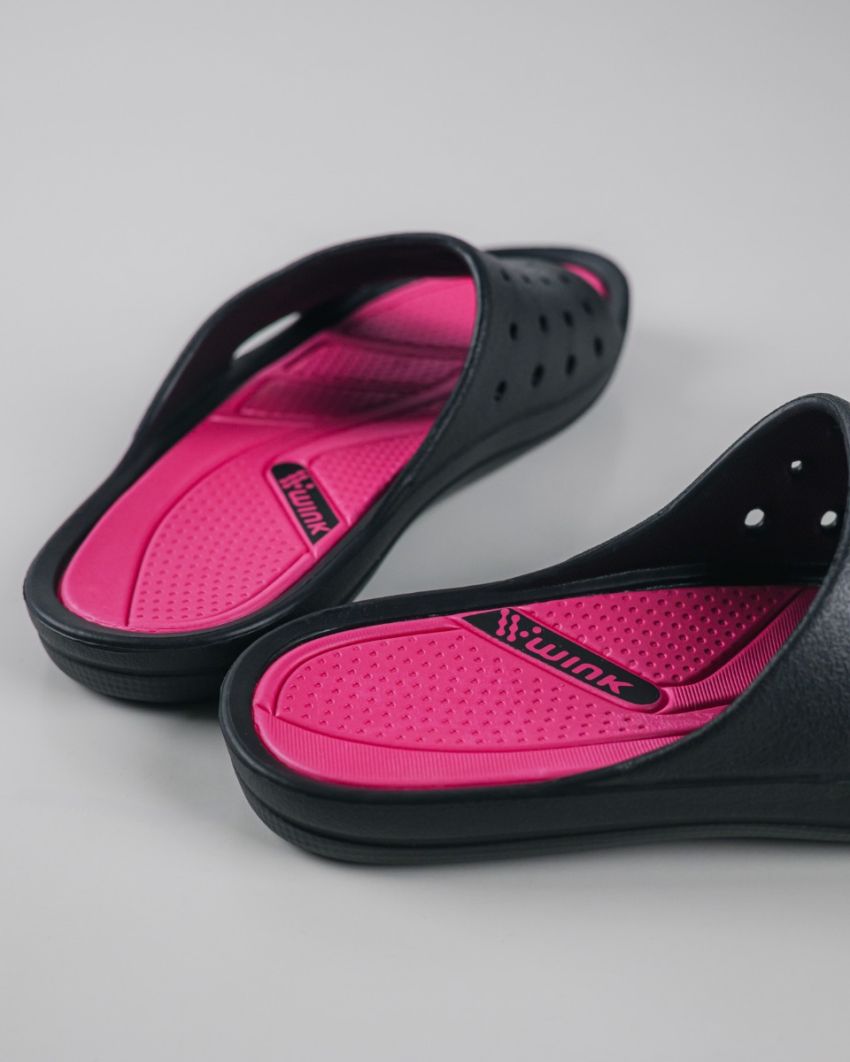Wink - Palon black women slippers