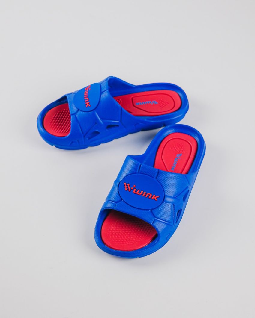 Wink - Mima blue boys slippers