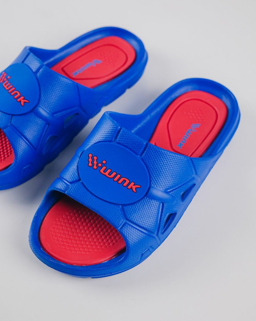 Wink - Mima blue boys slippers