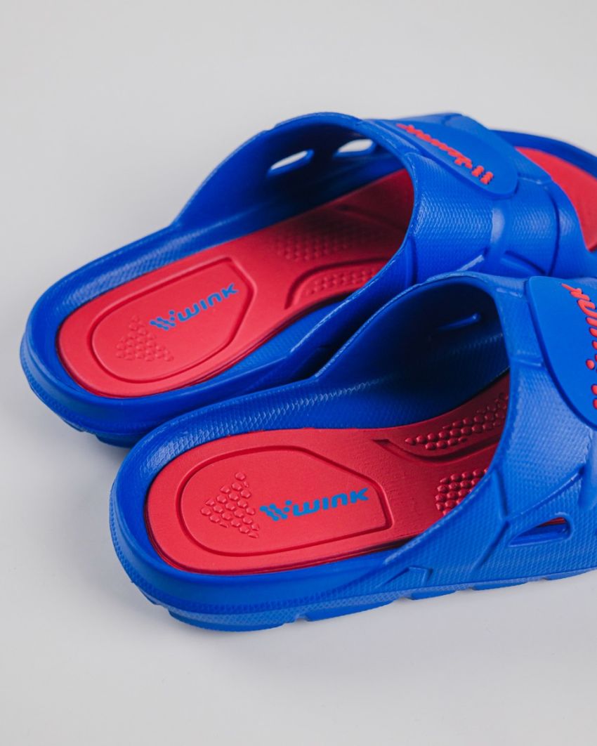 Wink - Mima blue boys slippers