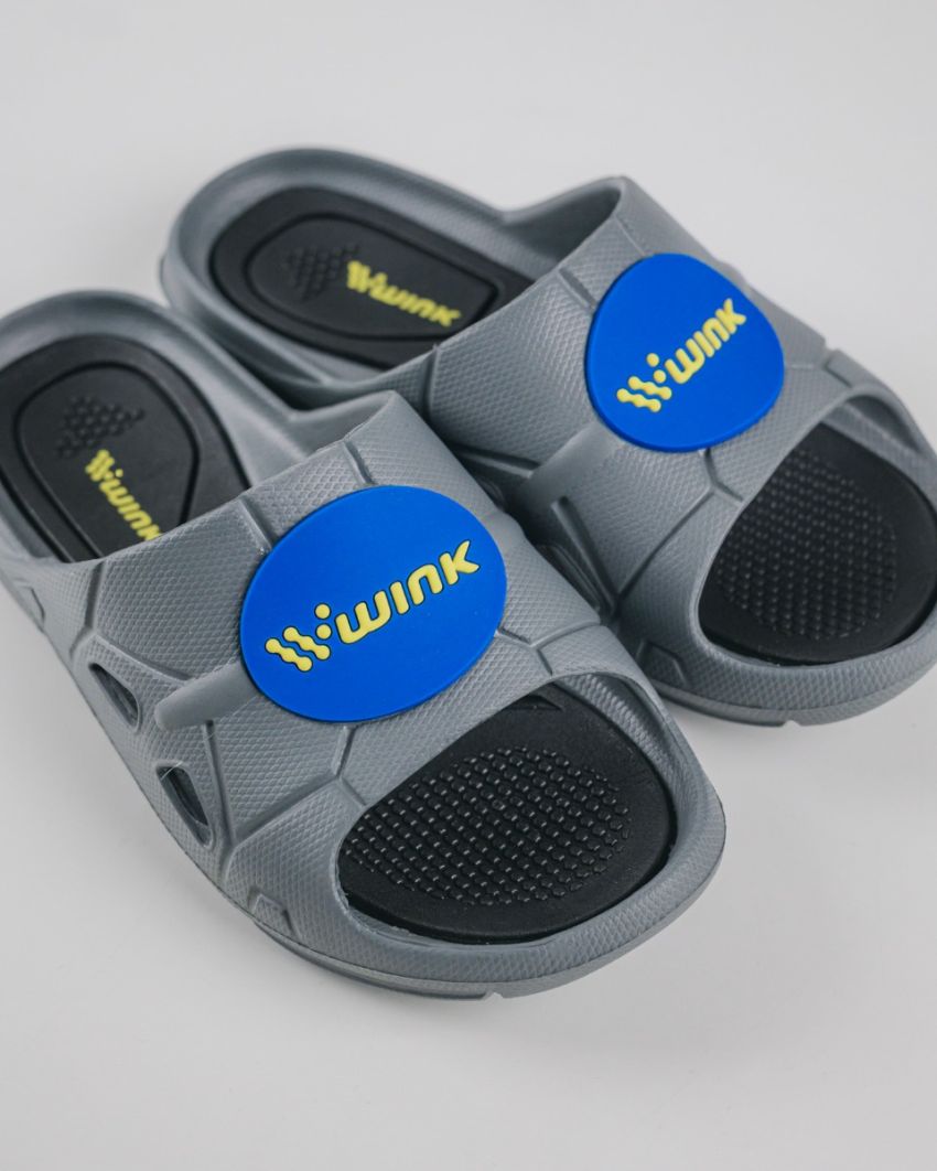 Wink - Mima grey boys slippers