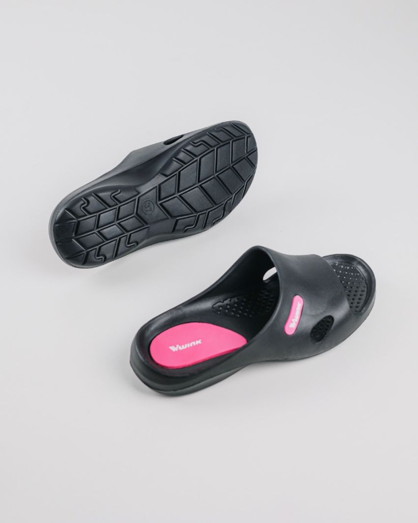 Wink - Dero black women slippers