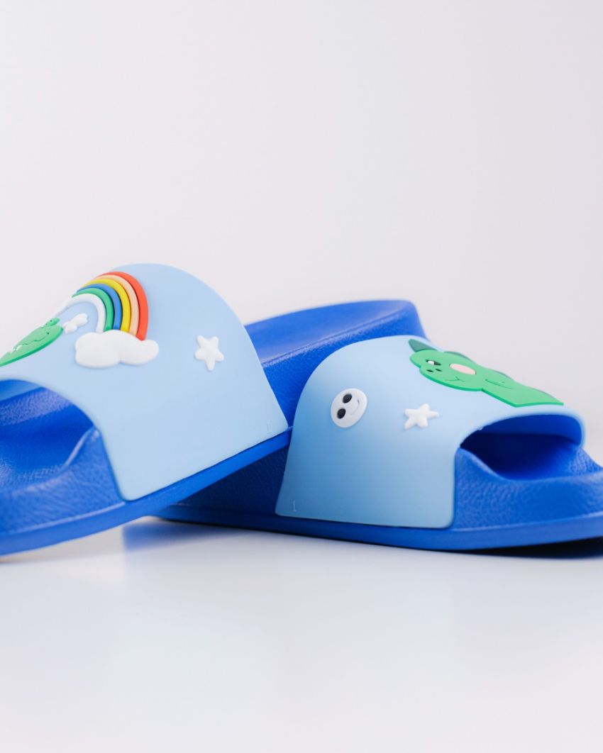 Wink - Dragi blue kids slippers