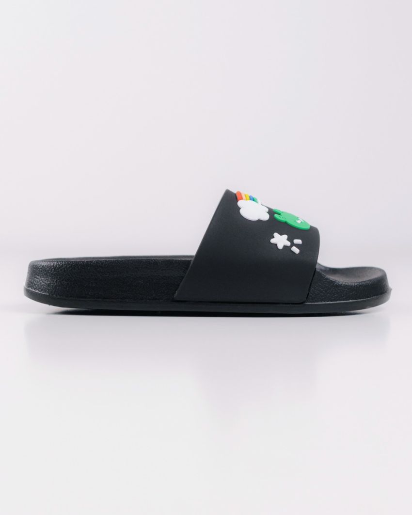 Wink - Dragi black kids slippers