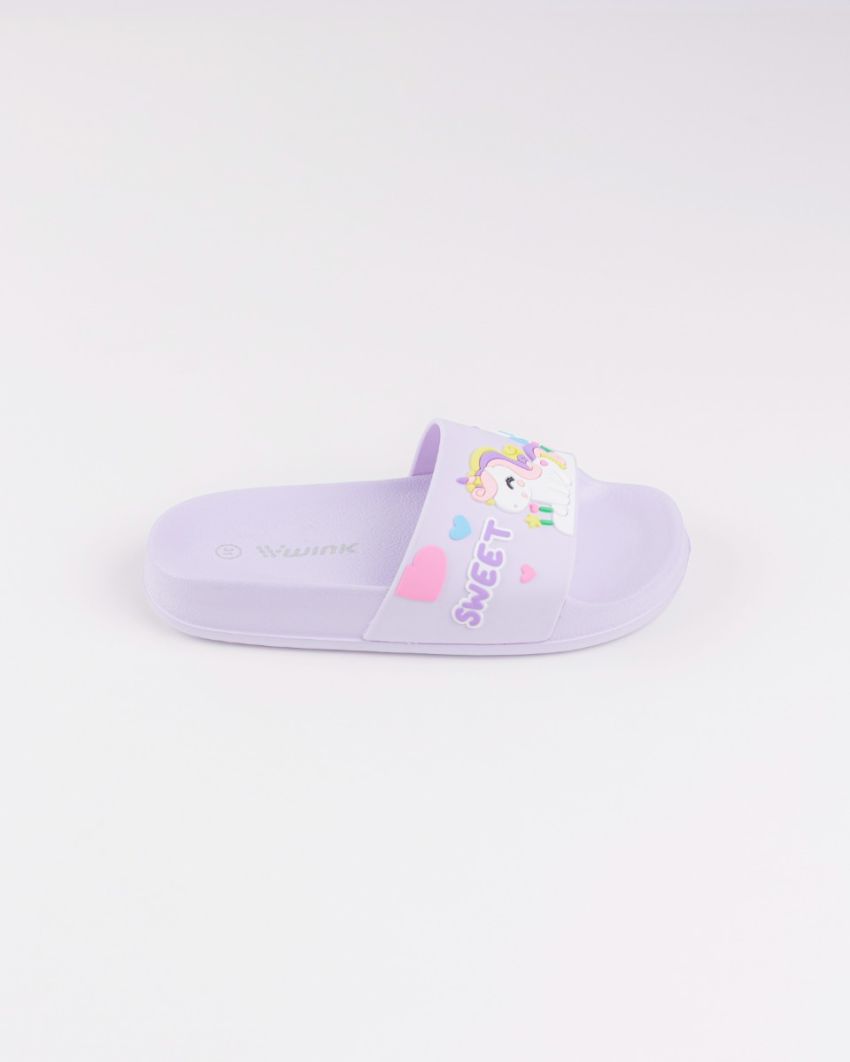 Wink - Cabo purple kids slippers