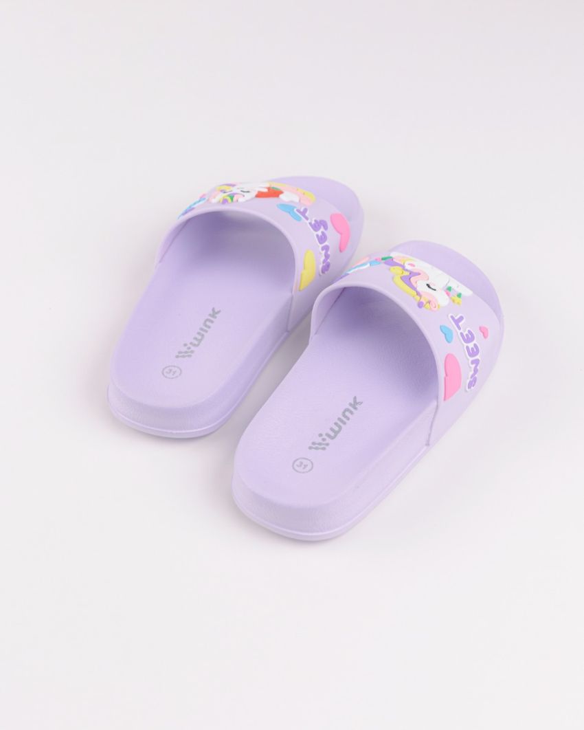 Wink - Cabo purple kids slippers