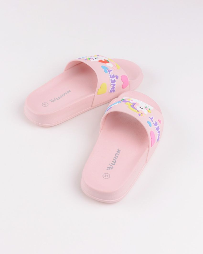 Wink - Cabo pink kids slippers