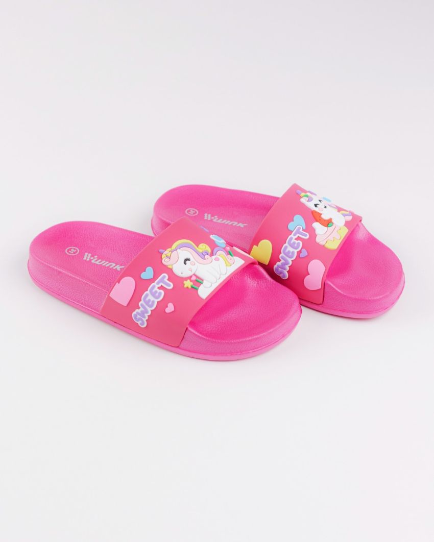 Wink - Cabo magenta kids slippers