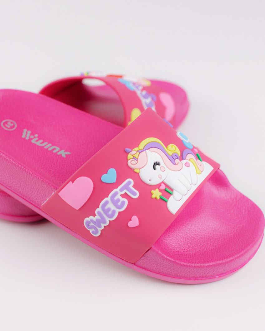 Wink - Cabo magenta kids slippers