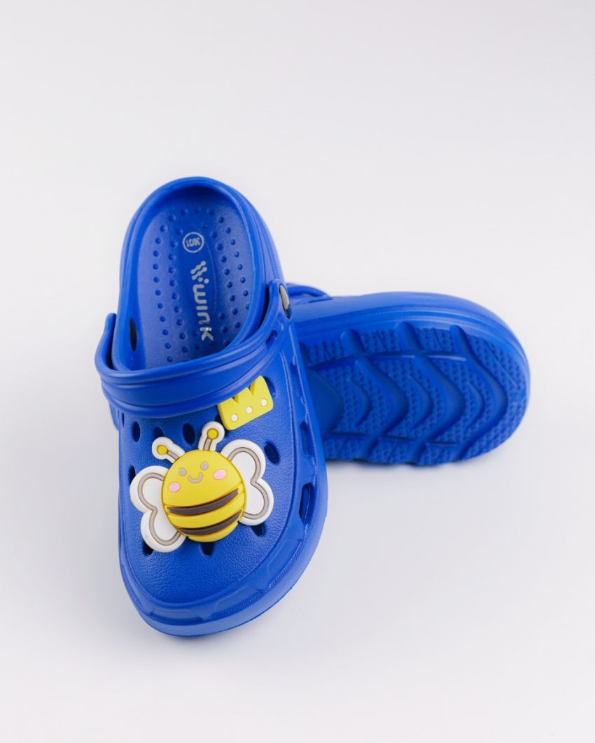 Wink Apis blue kids slippers