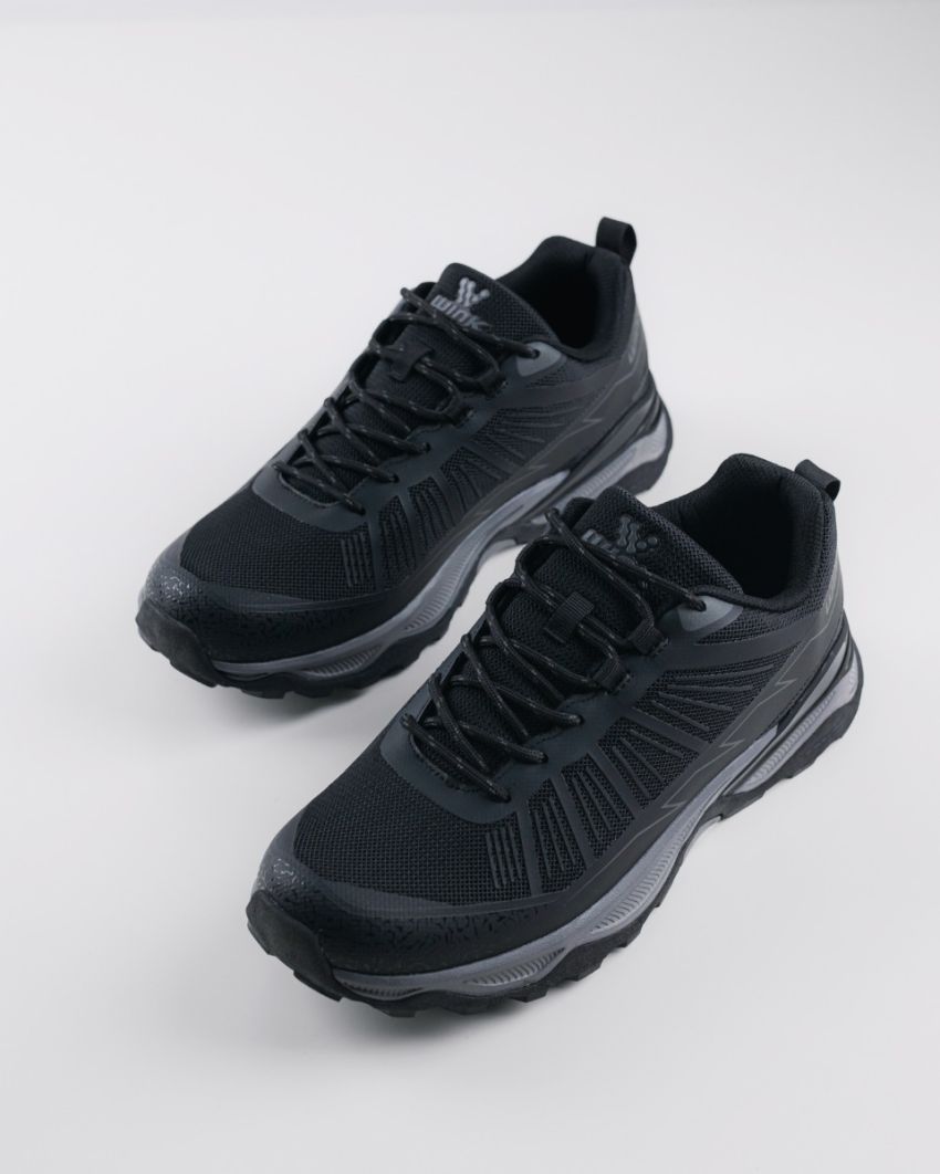 Wink - Asack black-grey men hiking shoes