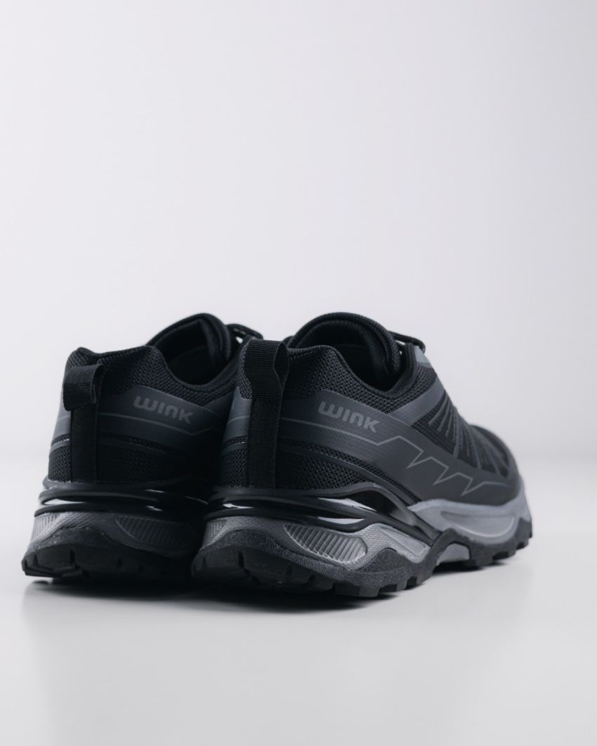 Wink - Asack black-grey men hiking shoes