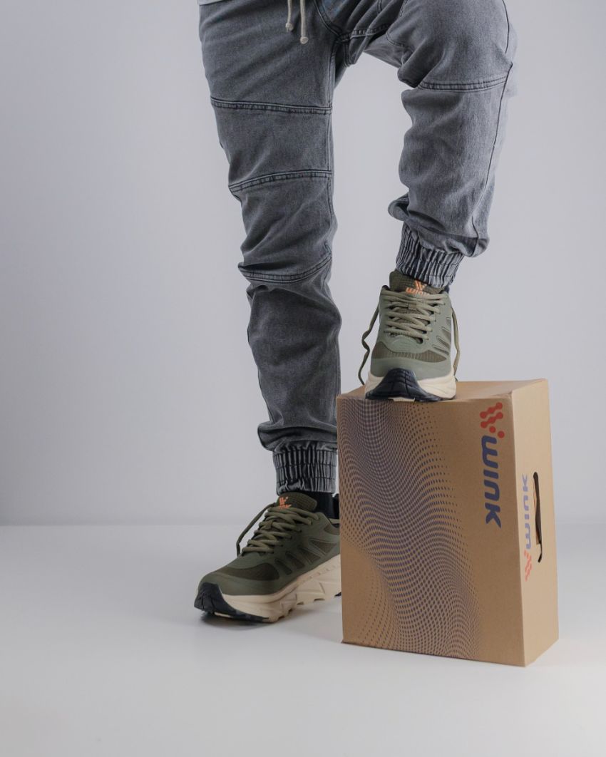 Wink - Aier khaki men hiking shoes