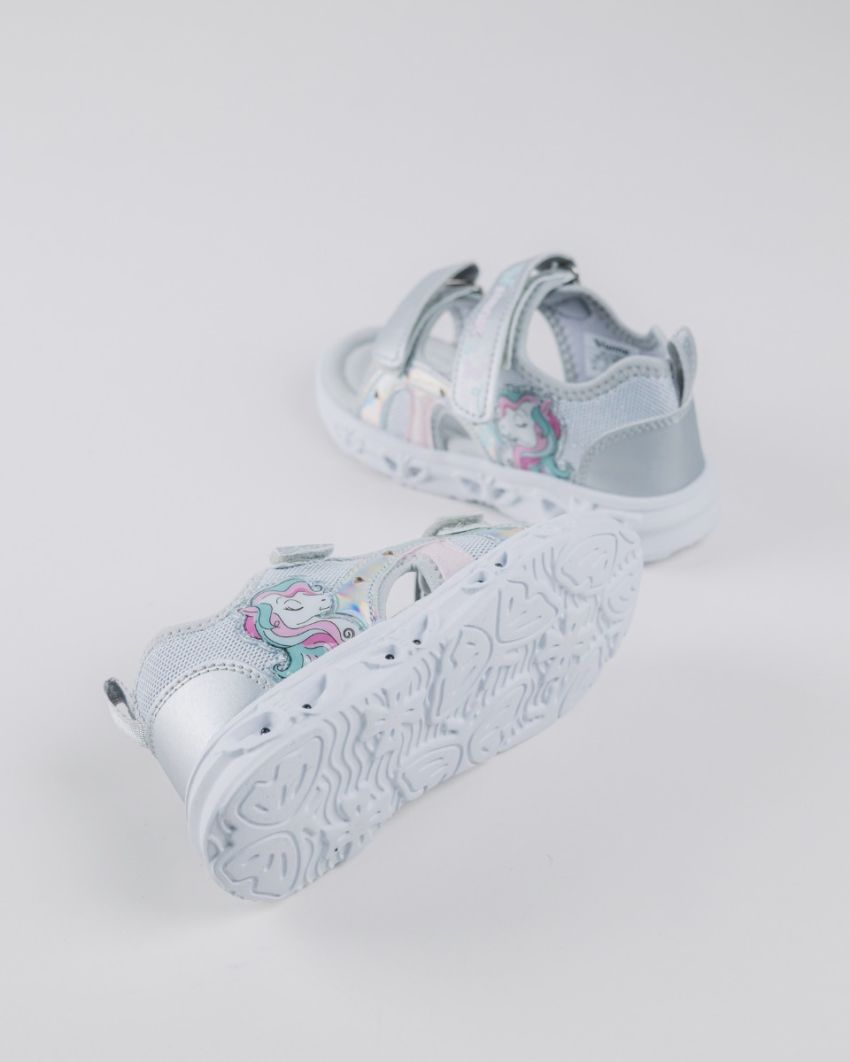 Wink - Dilya silver girls sandals
